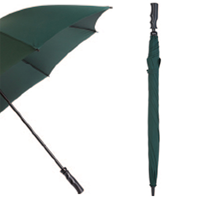 Windproof Large-Canopy Golf Umbrella (British Racing Green)