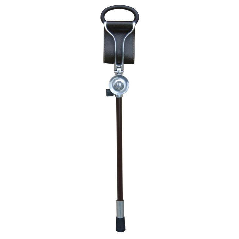 Adjustable Black Promenade Shooting Stick Seat with Interchangeable
