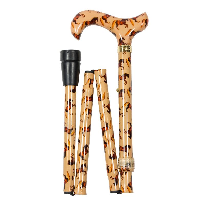 National Gallery Whistlejacket by George Stubbs Derby Adjustable Folding Walking Stick