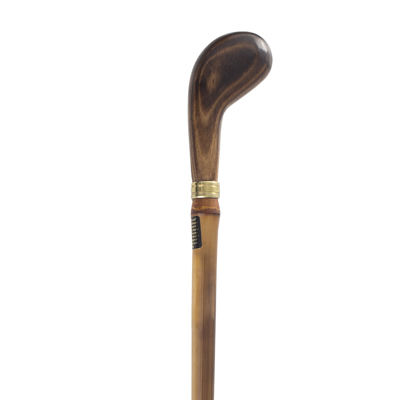 Pistol Grip Bamboo Walking Stick WalkingSticks.co.uk