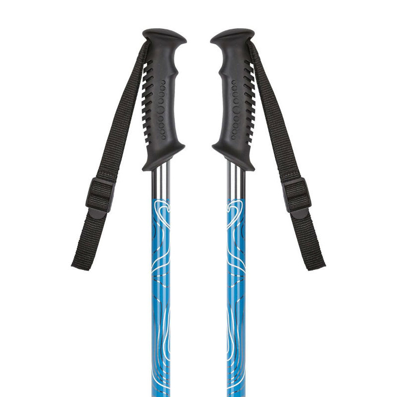 Blue Contours Hiking Poles (Pair) WalkingSticks.co.uk