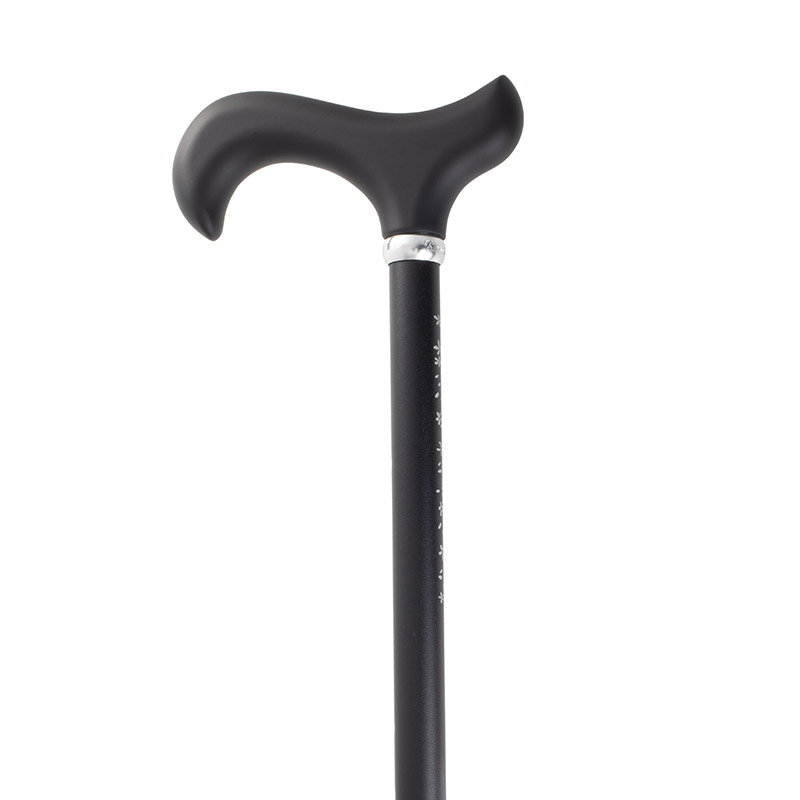 BRAND NEW NICKEL CRUTCH BLACK DERBY HANDLE WALKING STICK UK SELLER BRAND NEW NICKEL CRUTCH BLACK DERBY HANDLE WALKING STICK UK SELLER