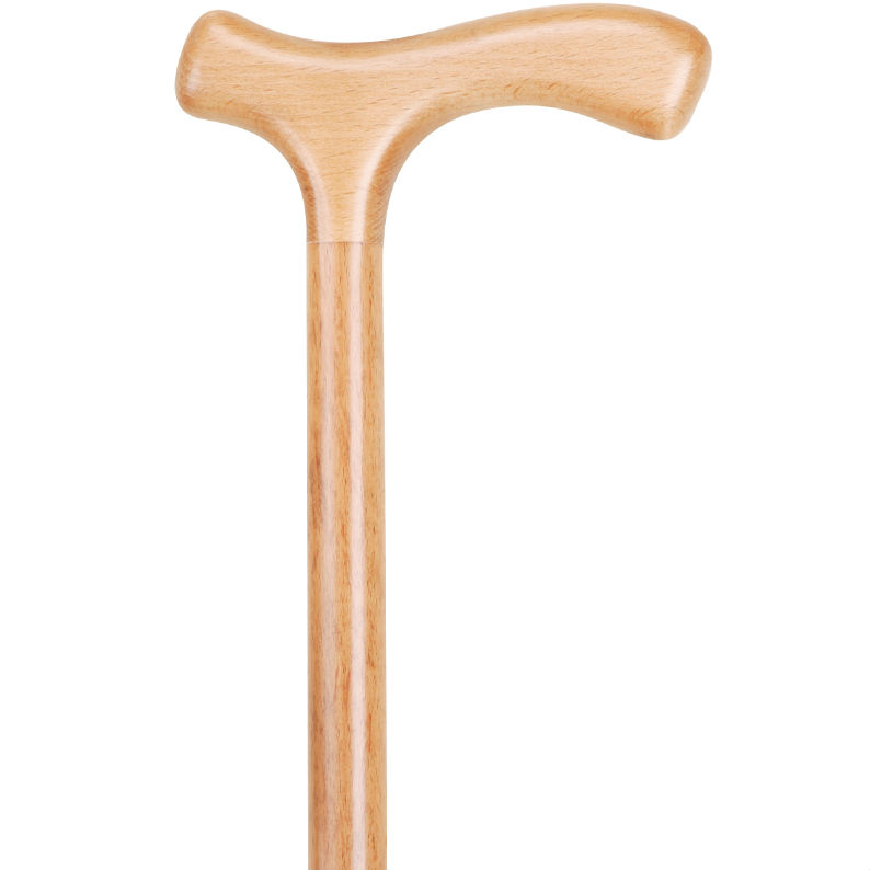 Beech Crutch-Handle Wooden Walking Stick