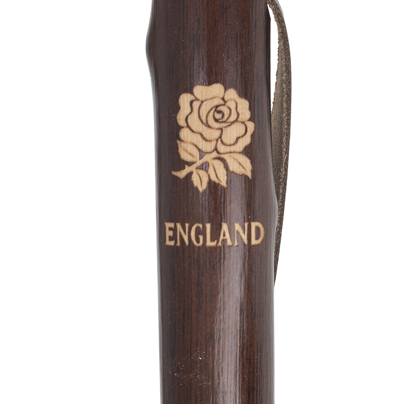 Chestnut Hiking Staff with English Rose