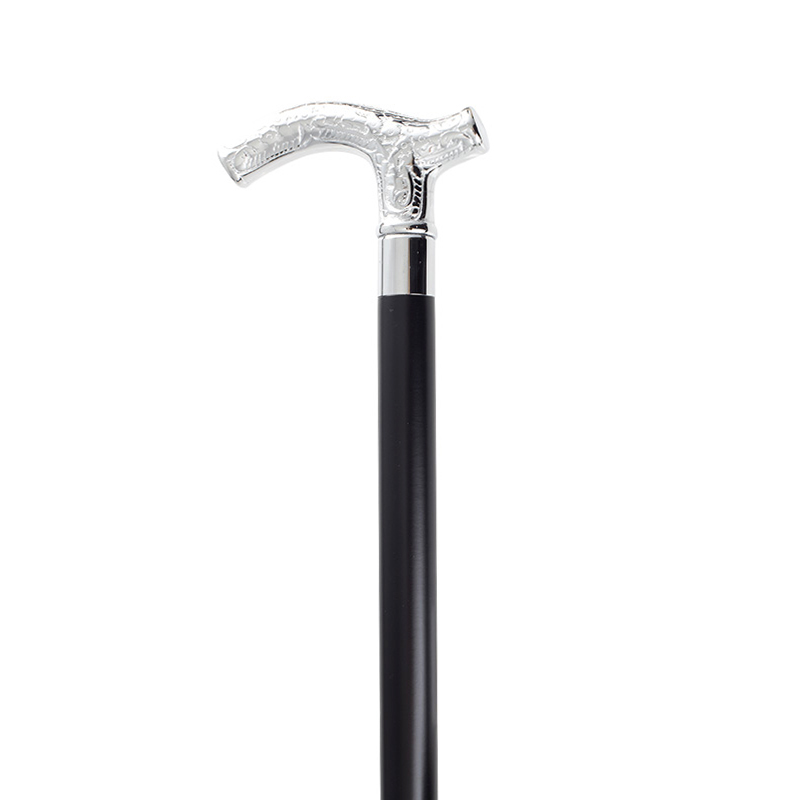 Chrome-Plated Crutch Handle Formal Cane