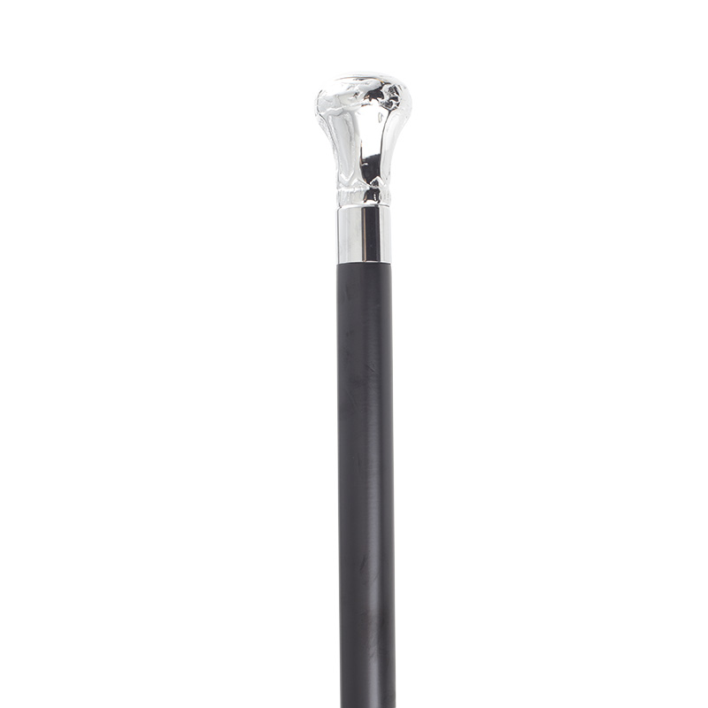 Chrome-Plated Capstick Handle Formal Walking Cane