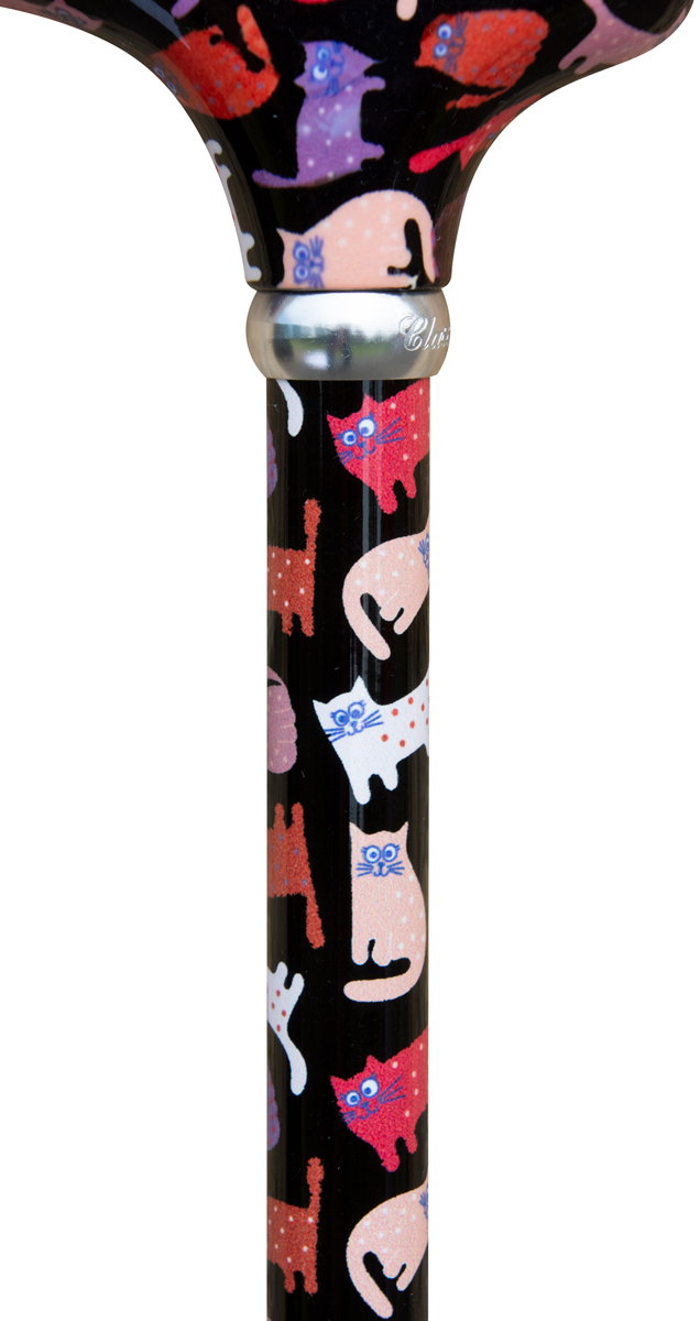Crazy Cats Animal Friends Derby Adjustable Walking Stick Crazy Cats Animal Friends Derby Adjustable Walking Stick