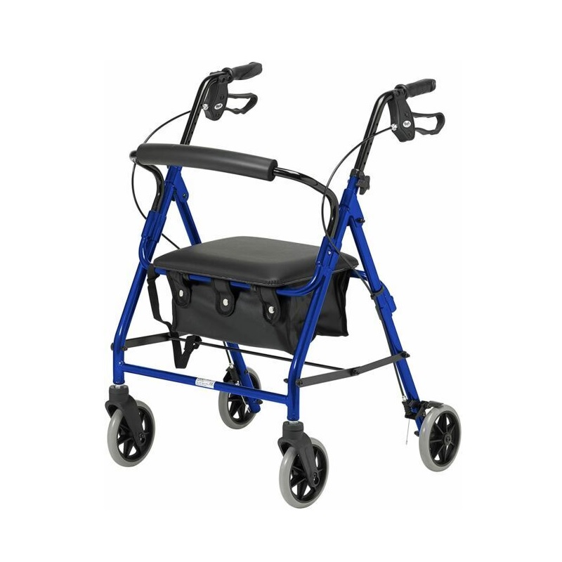 Days Blue Bariatric HeavyDuty Rollator WalkingSticks.co.uk