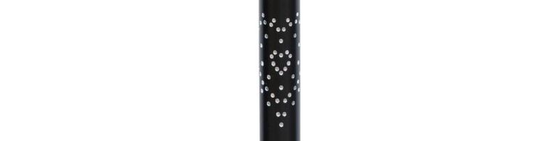 Heart detail of the Narrow Neck Black Adjustable Walking Stick Heart Detail of the Narrow Neck Black Adjustable Walking Stick