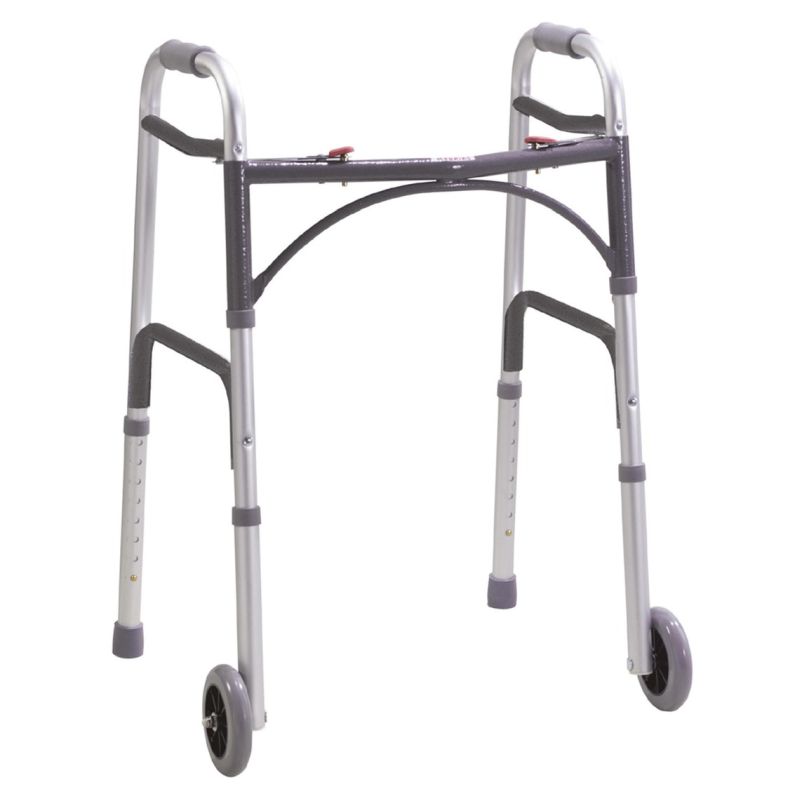 Drive Medical Folding Walking Frame with Wheels