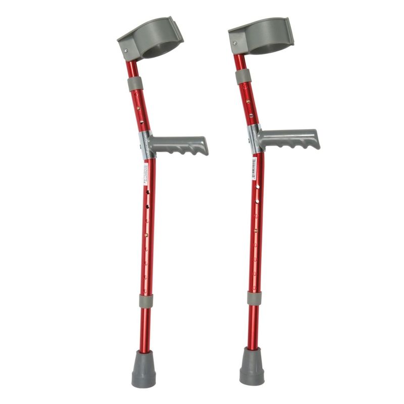 Drive Medical Red Paediatric Crutches WalkingSticks.co.uk