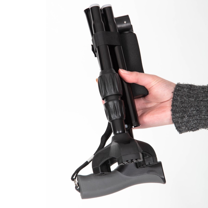 Folded Drive Twin-Handle Walking Stick