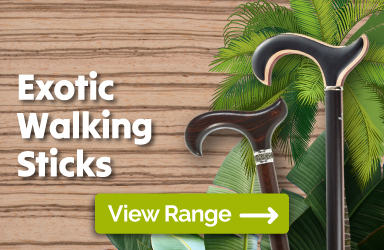 Browse Our Range of Exotic Wood Walking Sticks