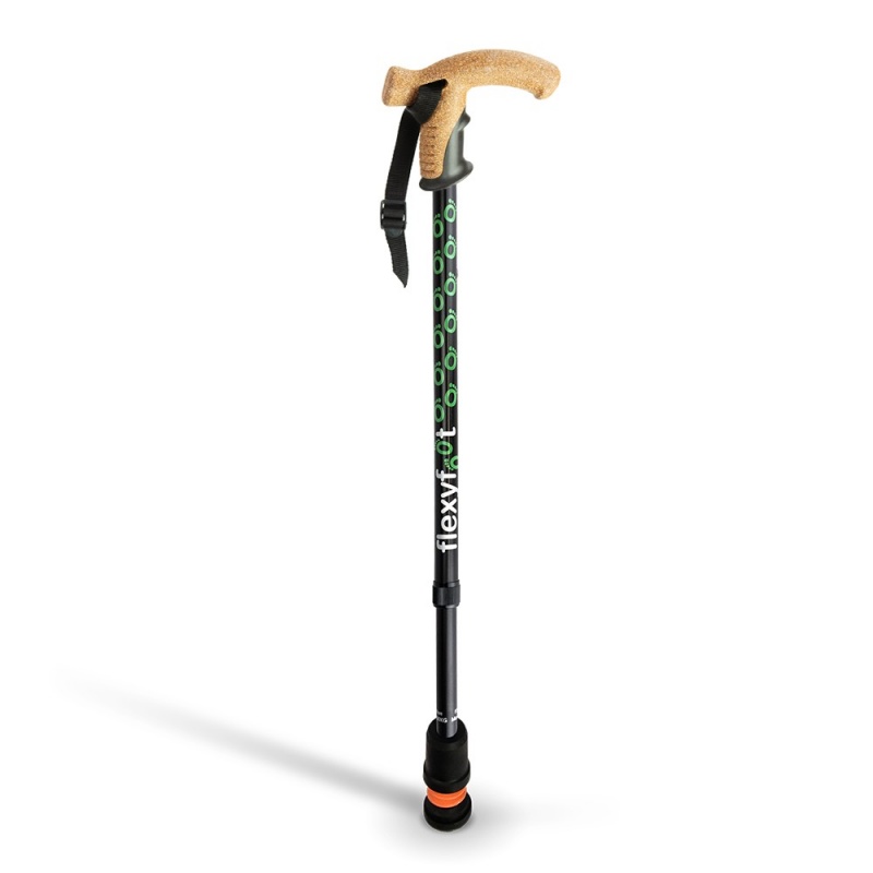 Flexyfoot Cork Handle Telescopic Stick - WalkingSticks.co.uk