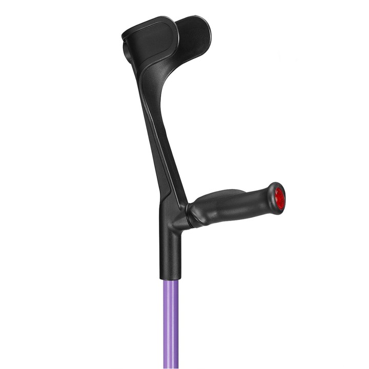 Flexyfoot Lilac Open-Cuff Comfort-Grip Adjustable Crutch (Right Hand)