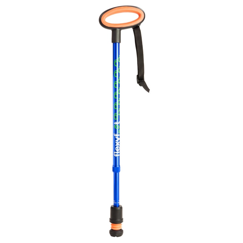 Flexyfoot Blue Telescopic Walking Stick