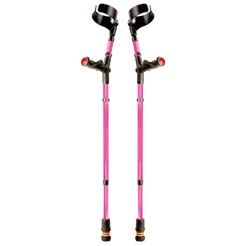 Flexyfoot Pink Crutches