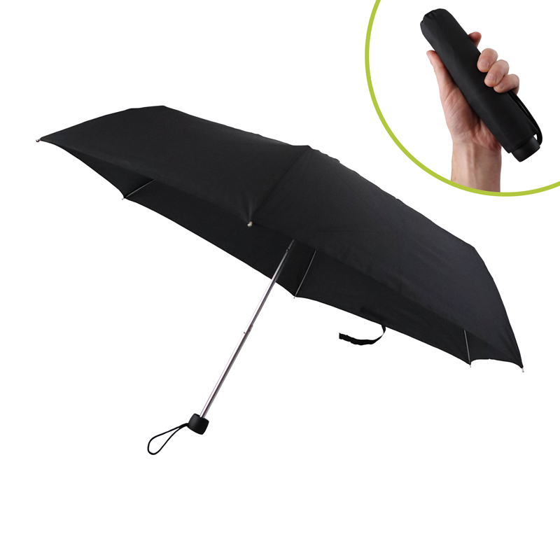 Fulton Superslim Ultra Compact Lightweight Umbrella Black