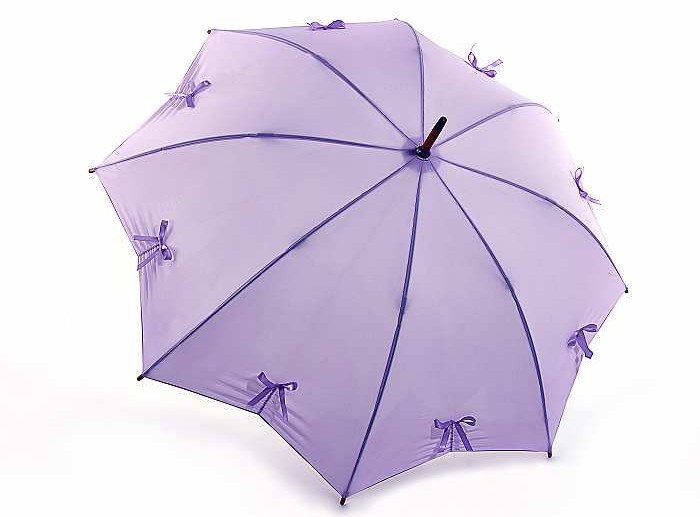 Fulton Kensington Umbrella Pale Pink with Ribbons