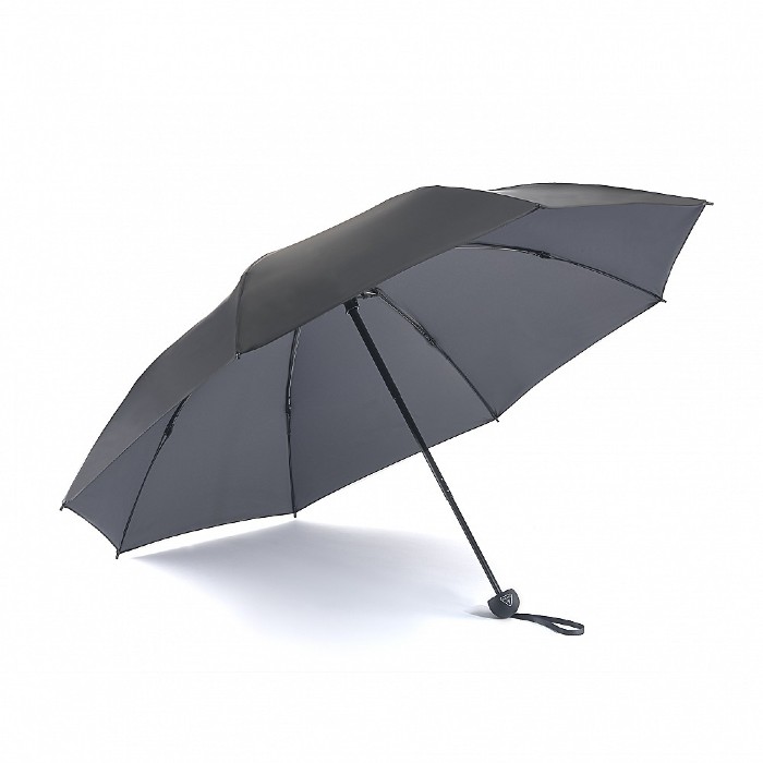 Fulton Mini Invertor 1 Folding Umbrella (Black  and Charcoal)