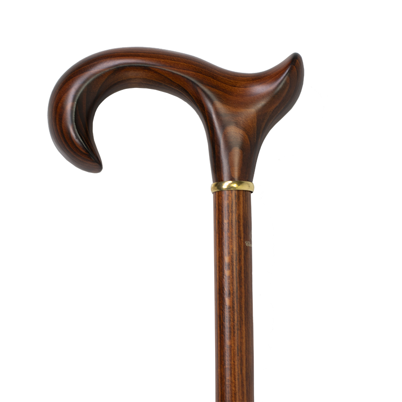 Gents' Beech Derby Walking Stick for Right-Handed Users