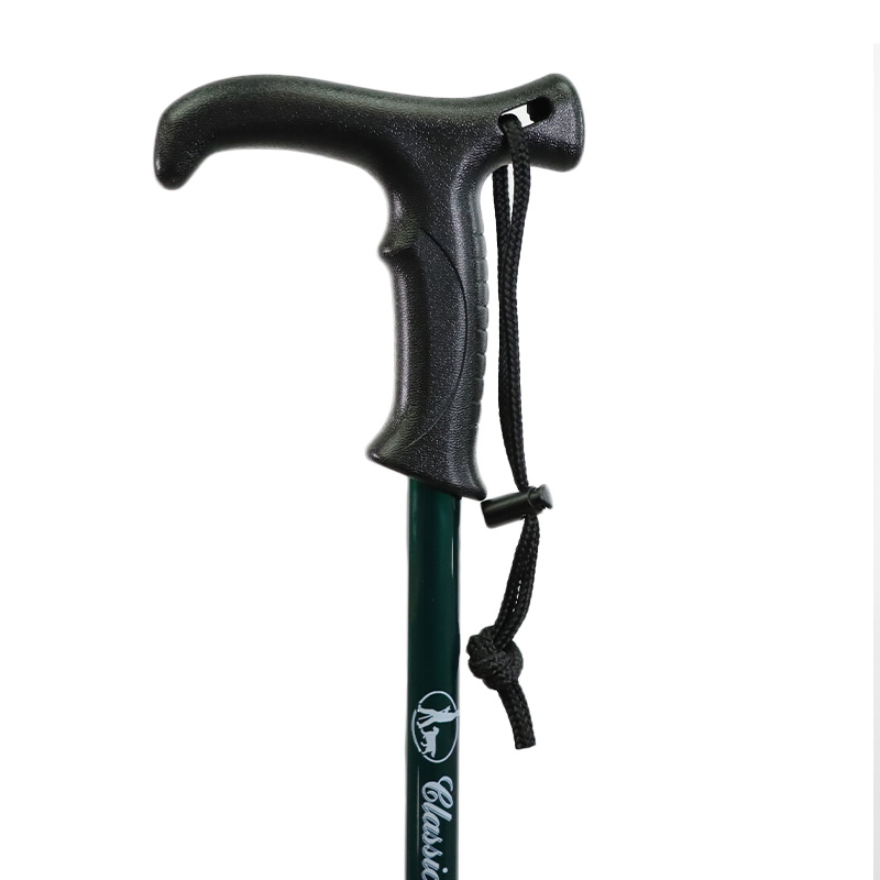 Height Adjustable Green Trekking Pole