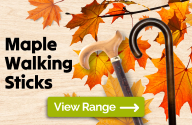Browse Our Range of Maple Walking Sticks
