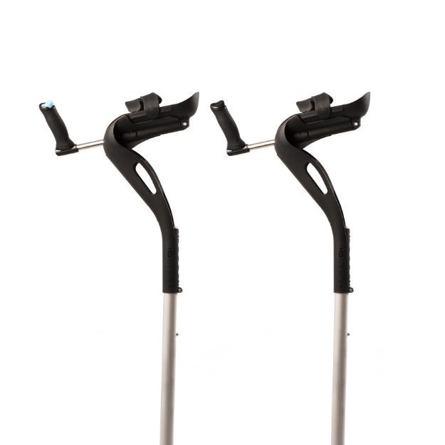 M+D Adjustable Forearm Crutches (Pair) WalkingSticks.co.uk