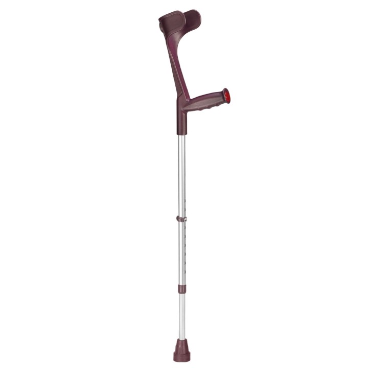 Ossenberg Open-Cuff Adjustable Aubergine Crutch