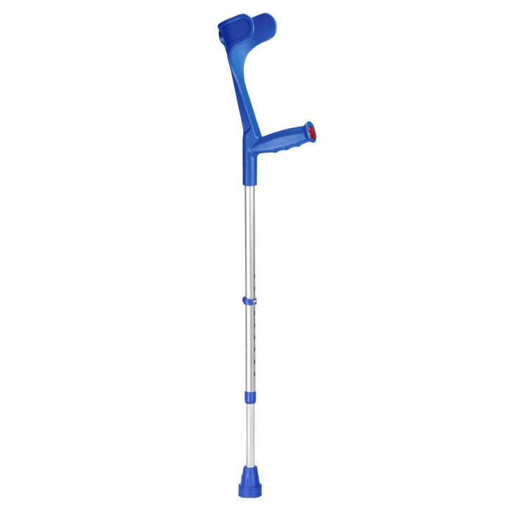 Ossenberg Open-Cuff Adjustable Blue Crutch