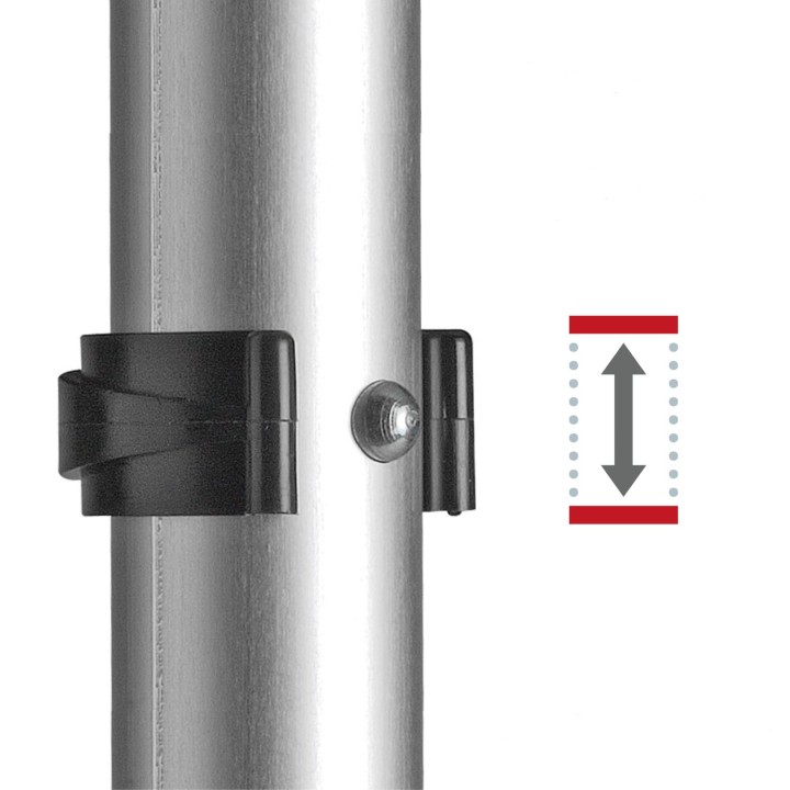 Ossenberg crutch height adjustment