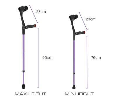 Offering nine adjustable heights for a custom fit