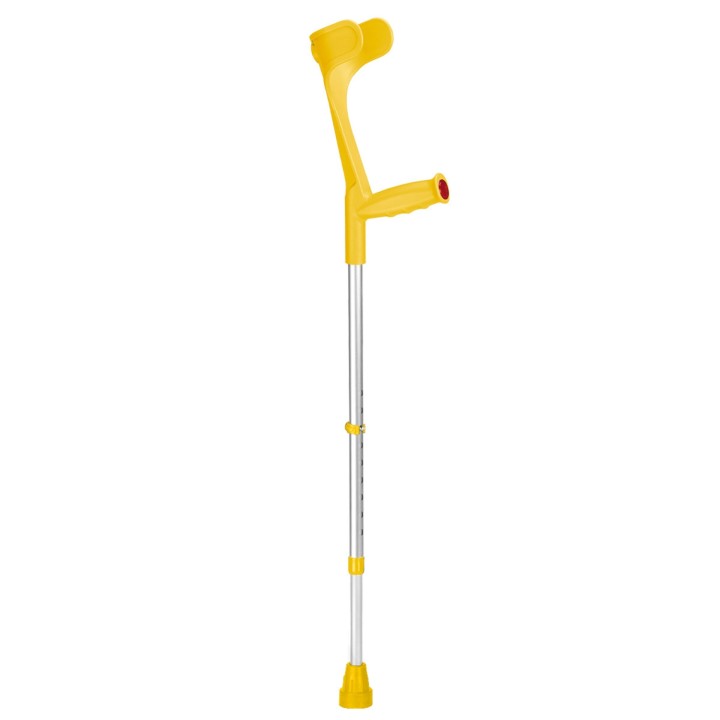 Ossenberg Open-Cuff Adjustable Yellow Crutch