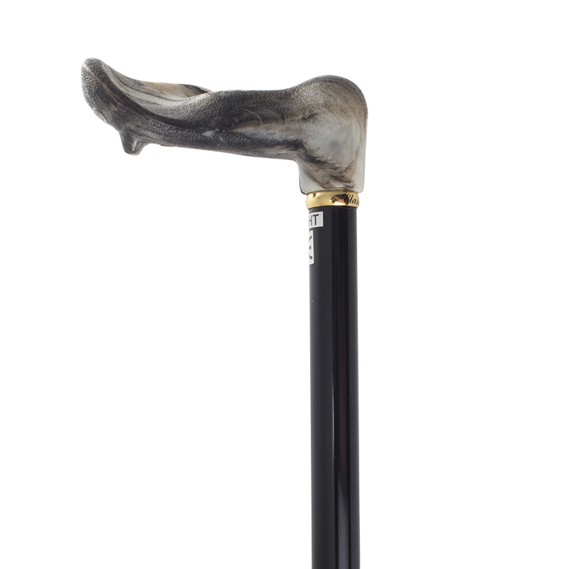 Left-Handed Moulded Orthopaedic Handle Walking Cane