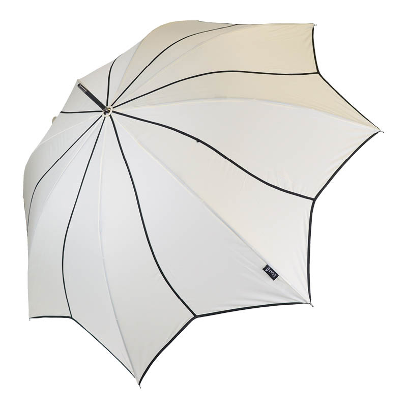 Ombrello Trasparente Rosso Soake | Vinile Resistente | 86 Cm | Manico A Bastone | Passepartout