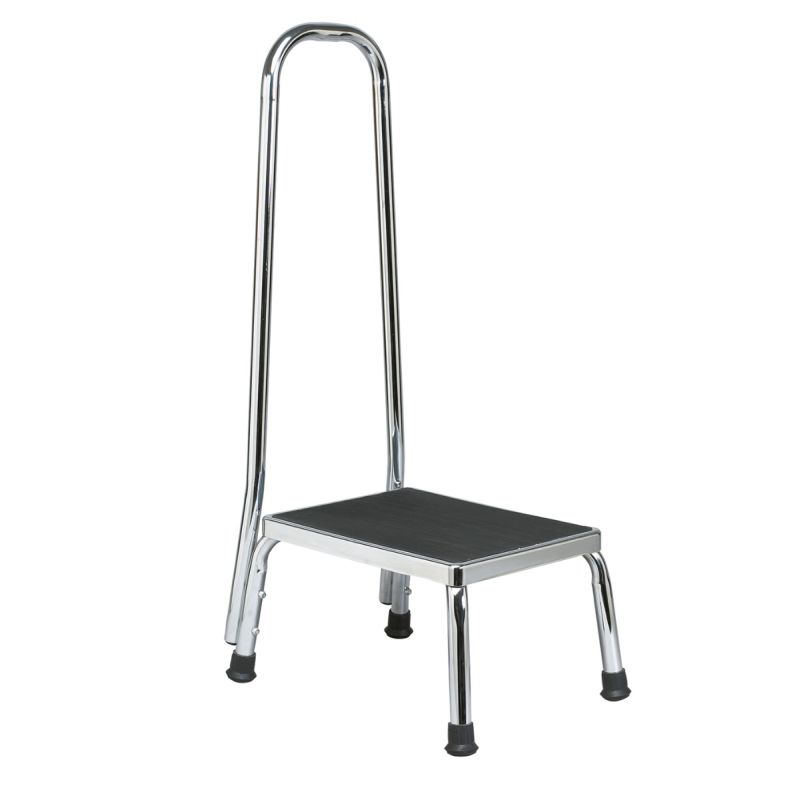 Steel Step Stool with Handrail