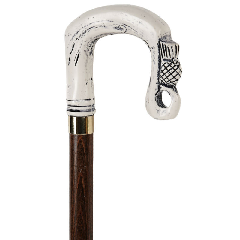 White Shepherd's Crook Walking Stick - WalkingSticks.co.uk