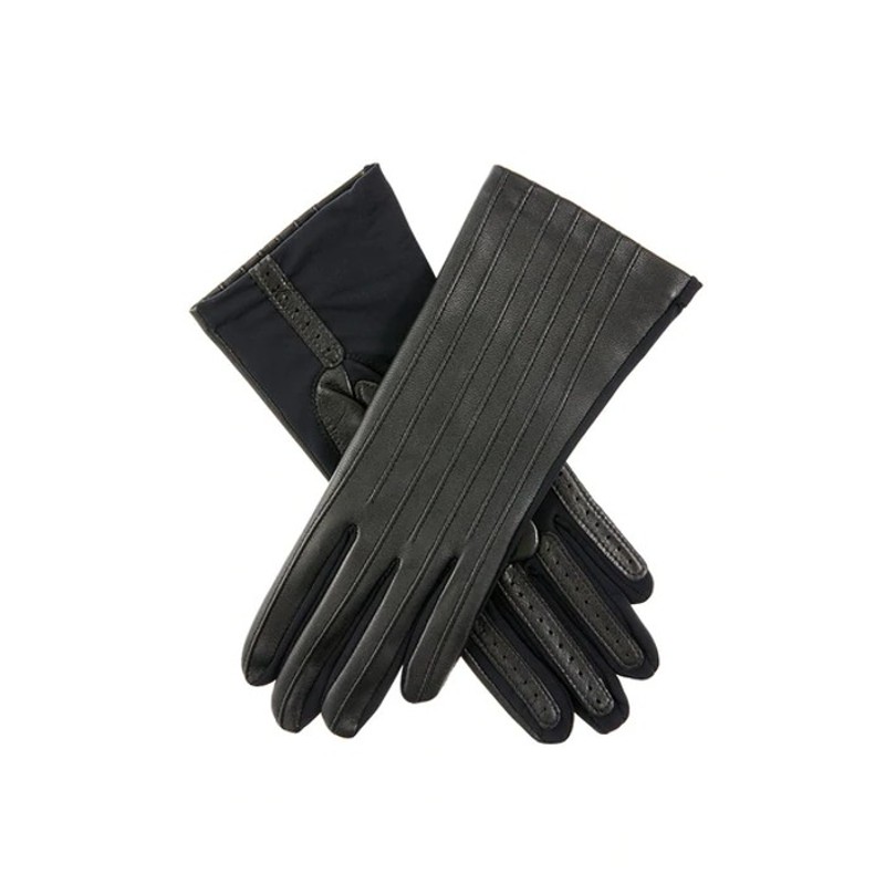 Dents Olivia Women's Leather & Elastane Driving Gloves PARCHMENT Dents Olivia Women's Leather & Elastane Driving Gloves PARCHMENT