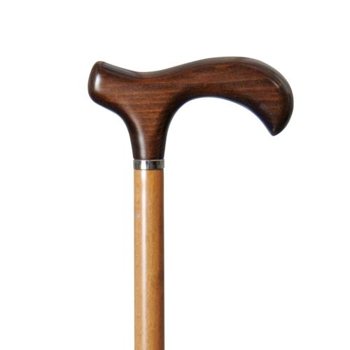 Light Brown Melbourne Derby Walking Cane with Dark Brown Handle