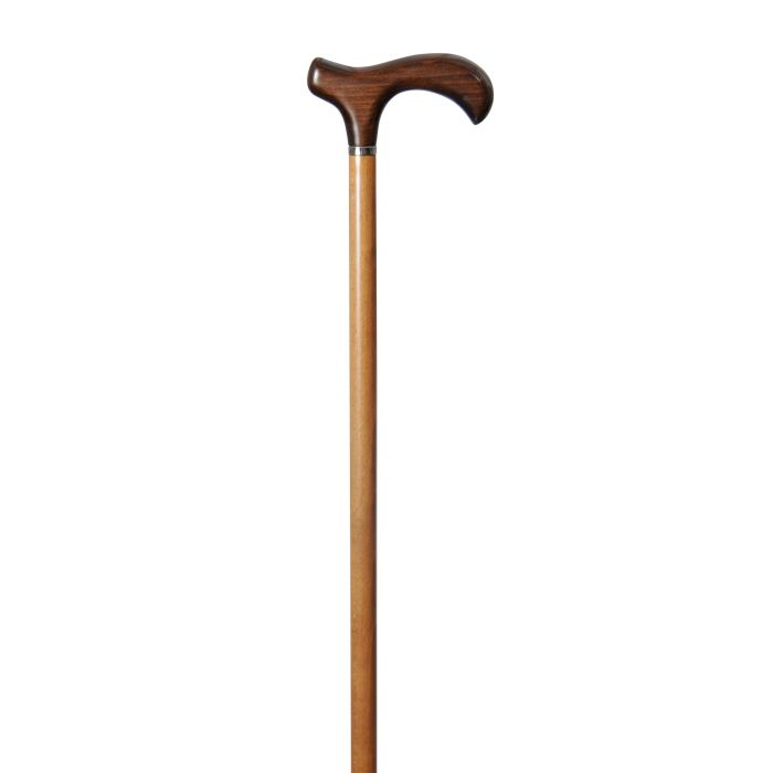 Light Brown Melbourne Derby Walking Cane with Dark Brown Handle