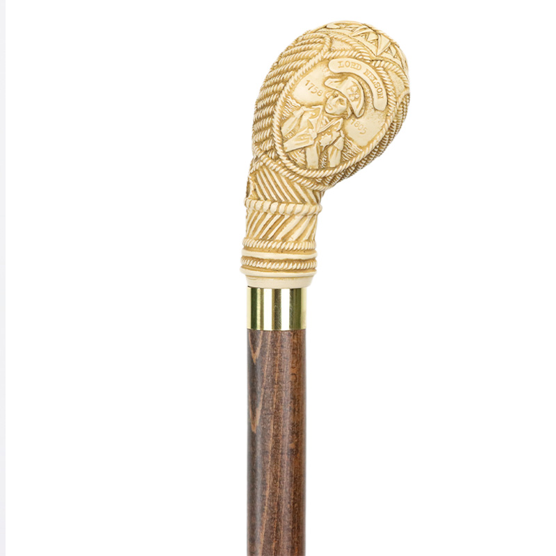 Collectors Lord Nelson Beech Wood Walking Cane