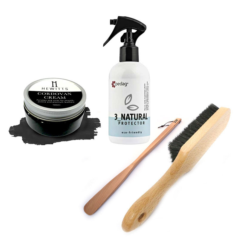 Complete Leather Shoe Polish Kit