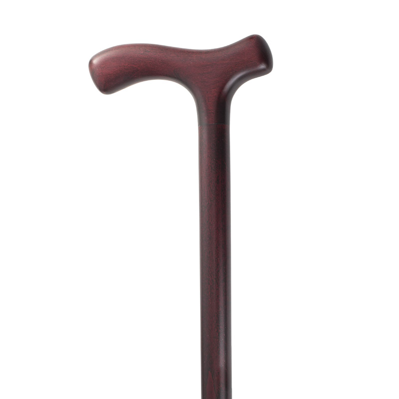 Mahogany Crutch Handle Wooden Walking Stick