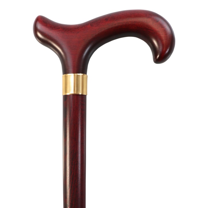 Teal Blue Ash Wood Derby Walking Cane
