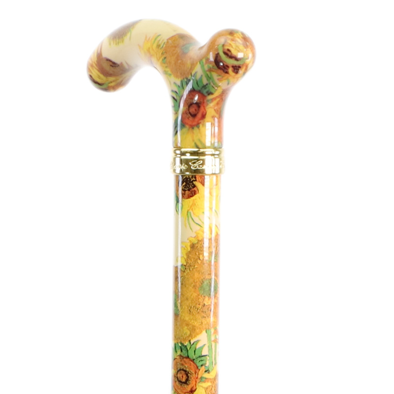 National Gallery Sunflowers by Van Gogh Petite Derby Adjustable Walking Stick