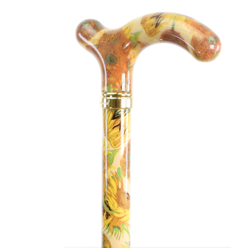 National Gallery Sunflowers by Van Gogh Petite Derby Adjustable Walking Stick