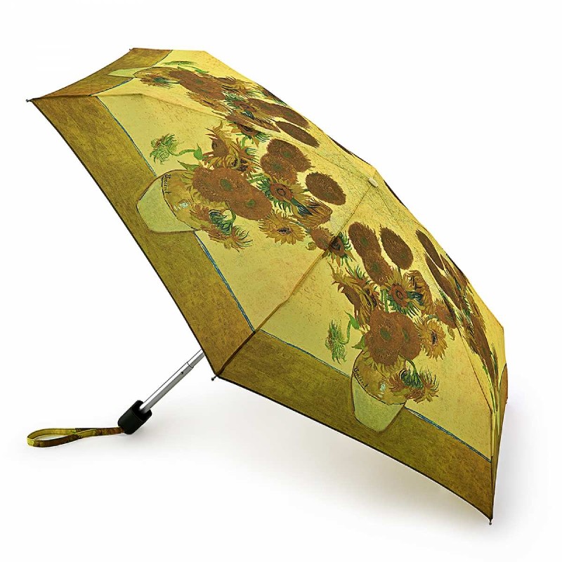 Fulton Tiny 2 National Gallery Foldable Umbrella (Sunflowers by Van Gogh)