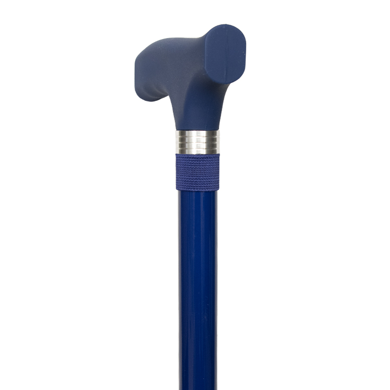 Navy Blue Adjustable Walking Stick