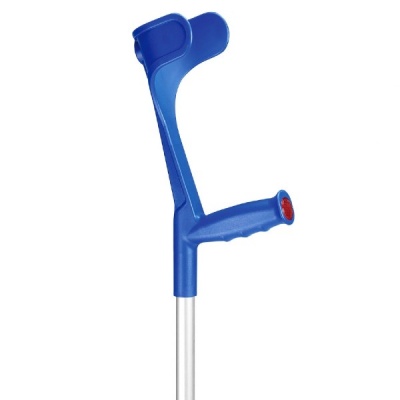 Ossenberg Open-Cuff Adjustable Blue Crutch