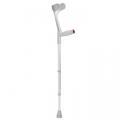 Ossenberg Open-Cuff Adjustable Grey Crutch